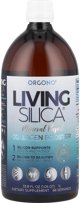 Silicium Laboratories Orgono Living Silica 콜라겐 부스터 1L, 999.584ml, 3개 - 쿠팡