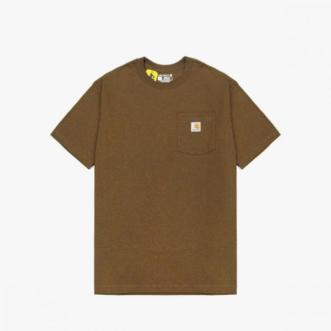 칼하트 (K87) 워크 포켓 반팔티 BROWN HEATHER (B00)