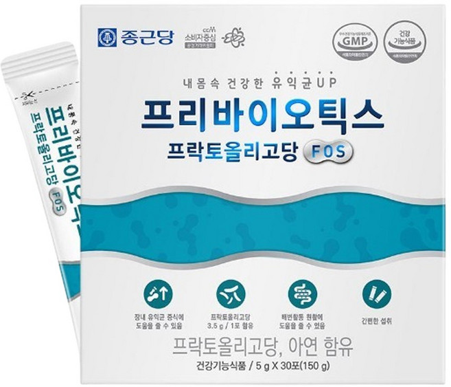 종근당 프리바이오틱스 프락토올리고당 FOS, 150g, 1개