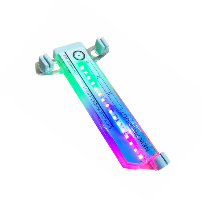 데일리쇼핑 자전거 휠라이트 바퀴 LED 조명 안전등 후미등, 3개