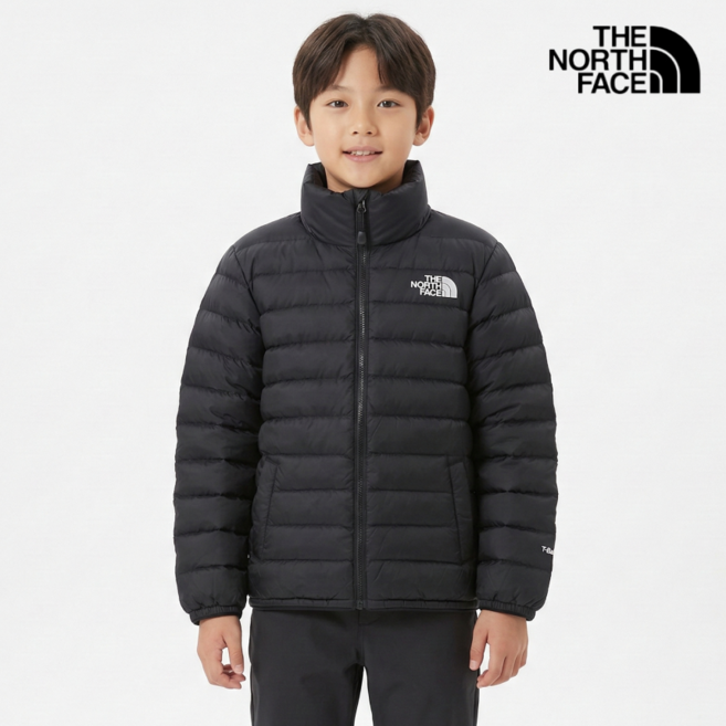 [백화점 매장판] 노스페이스 키즈 경량패딩 데이라이트 티볼 자켓 블랙 유아 아동 데일리 점퍼