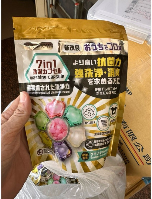 KA-SHOW 洗濯職人 7-in-1 極淨香氛洗衣球, 1個, 1袋15入,2028年