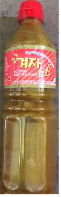 (무)맛죤겨자소스매운맛 1kgX4개