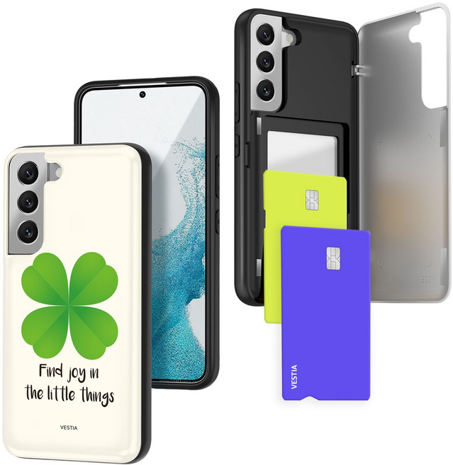 베스티아 갤럭시 애니멀 디자인 마그네틱 간편 카드수납 도어 범퍼케이스