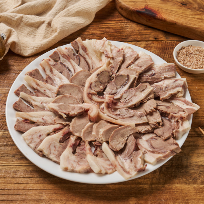 [병천순대] (도매) 돼지머리 슬라이스 순대국 돼지국밥 전골 곱창볶음, 1개, 2kg