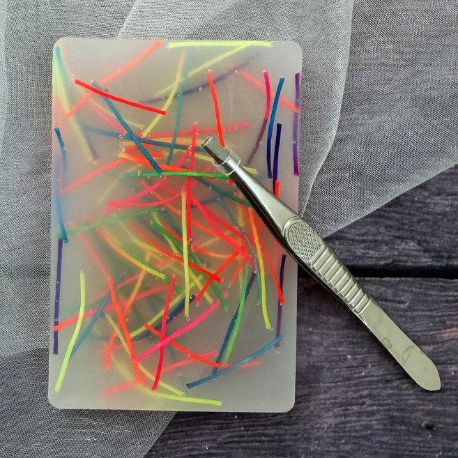 털뽑기 피젯토이 쓸데없는 장난감, 1개, 레인보우