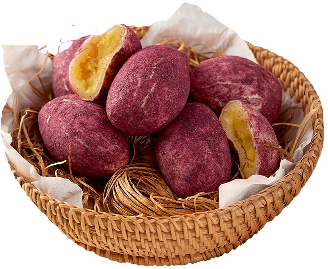 파르팜 제주 자색 고구마빵 20개입 아침 식사대용 모닝 빵 아이스팩, 38g, 20개