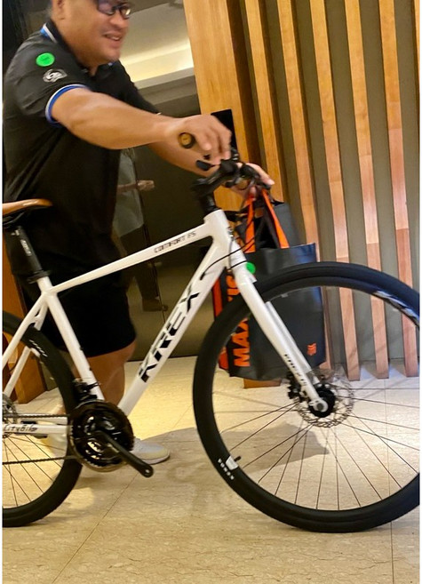 KREX 平把公路車 700C 鋁合金 碟煞 腳踏車, 寶藍色, 1個