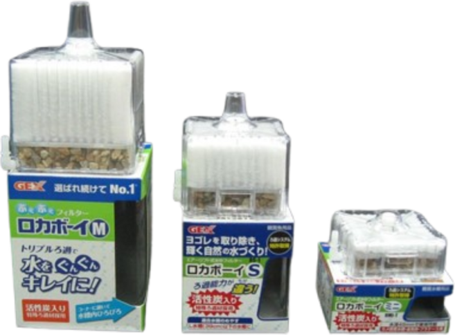 GEX 水中過濾器 S型 三重過濾水妖精, 1個