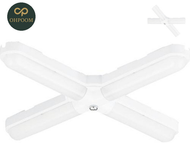 [삼삼오품] LED등 식탁등 평판조명 LED 파인등기구 십자형/45W 55W Type 1EA