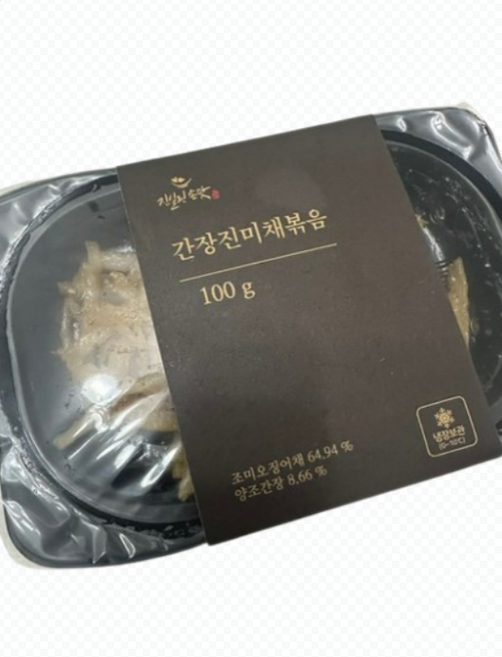 진실된손맛 달큰짭조름한감칠맛 간장진미채볶음 밑반찬 도시락반찬, 6개, 100g