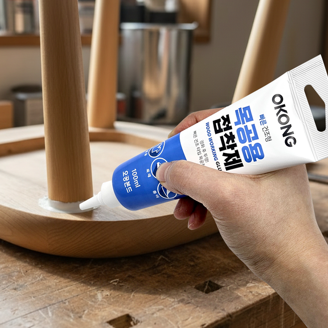 목공용 접착제 본드100ml 빠른 건조형 속건 나무 우드 접착제, 1개