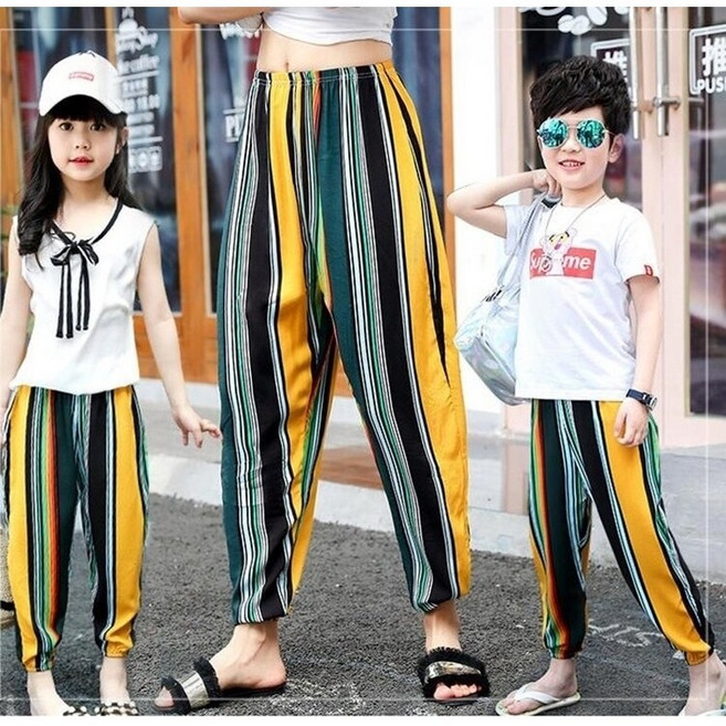 Baby童衣 防蚊褲 男童女童輕薄長褲 大童夏季長褲 親子裝 涼感褲 防曬長褲