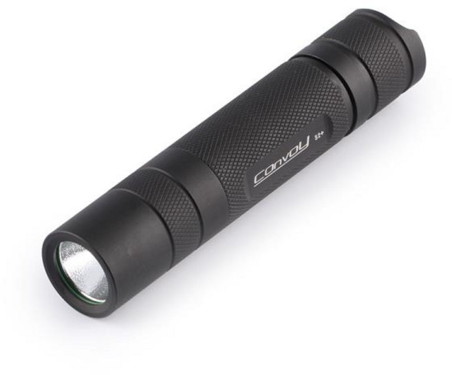 Convoy S2 + 블랙 XML2 U2-1A AMC7135 3 2 그룹 3/5 모드 EDC LED 손전등, 04 T4 7A, 04 7135x4, 01 without battery