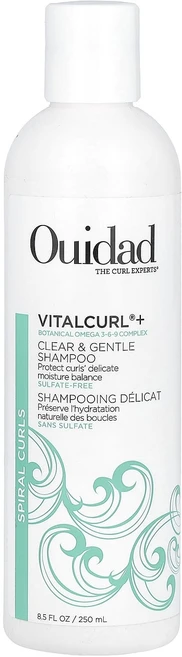 Ouidad VitalCurl®+ 투명 & 젠틀 샴푸 나선형 컬 250ml(8.5fl oz), OuidadVitalCurl투명젠틀샴푸나선형컬250ml, 1개, 250ml - 쿠팡