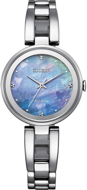 CITIZEN 星辰 夢幻蝴蝶 光動能手鍊女錶 EM0801-85N