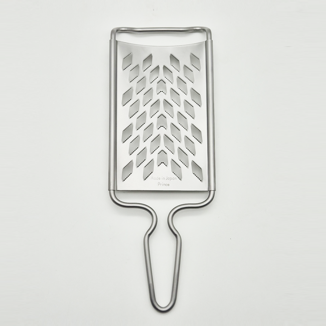 일본 프린스 공업 블라스트가공 프리미엄 강판 스테인레스 무 강판 치즈 마늘 생강 그레이터, 무광 스텐, 1개