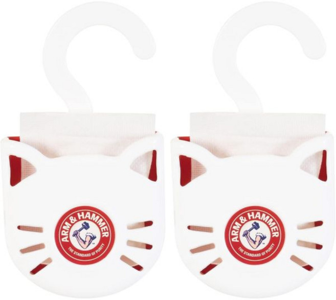 암 앤 해머 고양이 모래통 퍼리파잉 팩 탈착식 30일 탈취제 3개 세트, 3 Count (Pack of 2)