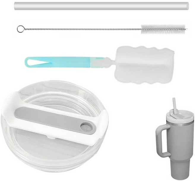 대용량 텀블러 호환 밀폐뚜껑 20oz 30oz 40oz 교체뚜껑 887ml 591ml 1180ml, 그레이, 1세트