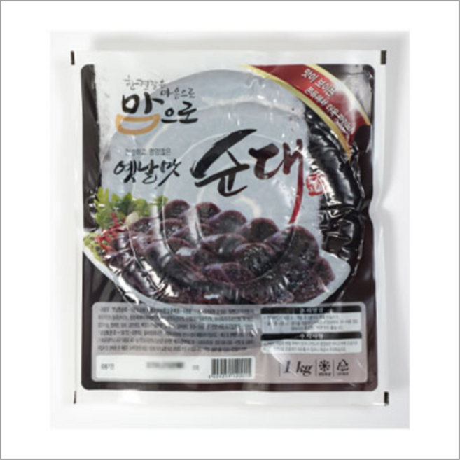 도야지 옛날맛 순대(통) 1kg, 1개