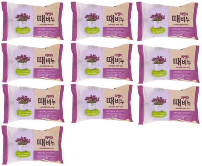 태광유통 라벤더 향수 때비누, 150g, 10개입