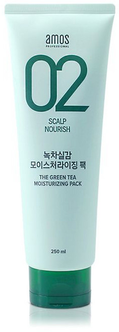 아모스프로페셔널 녹차실감 인텐시브 모이스처 헤어팩, 250ml, 1개