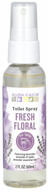 Aura Cacia 토일렛 스프레이 프레시 플로럴 60ml(2fl oz) Cacia (아우라 카시아), Aura Cacia, 토일렛 스프레이, 프레시 플로럴,, 1개