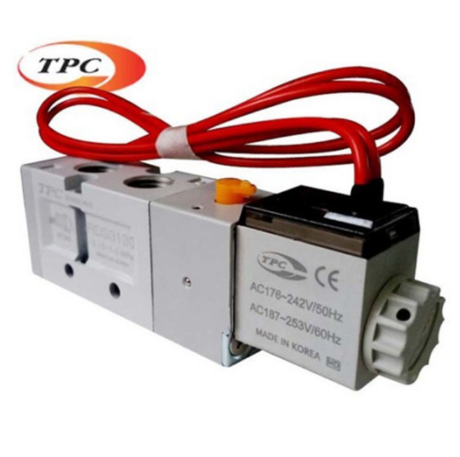TPC 5포트솔레노이드밸브 RDS3130-1G-02 RDS3130-2G-02 RDS3130-5G-02, AC220V (RDS3130-2G-02), 1개