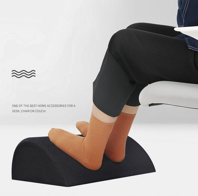 휴템 발받침쿠션 컴퓨터 발판 매쉬타입 발받침대