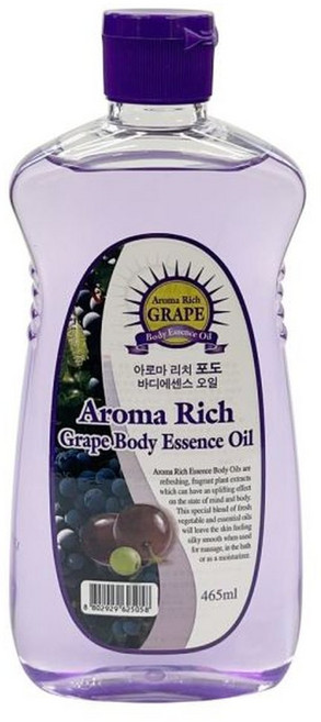아로마 포도 바디에센스 오일 465ml/오일/바디용오일/에센스오일/보습오일/아로마오일/베이비오일/바디로션, 아로마 포도 바디에센스 오일 465ml/오일/바디용오일, 1개