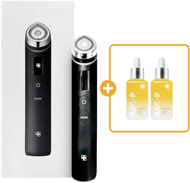 메디큐브 국내정품 AGE-R 에이지알 부스터 프로 한글설명서+NEW 글루타치온 앰플 /ED, 메디큐브 에이지알 부스터 프로+앰플 2개