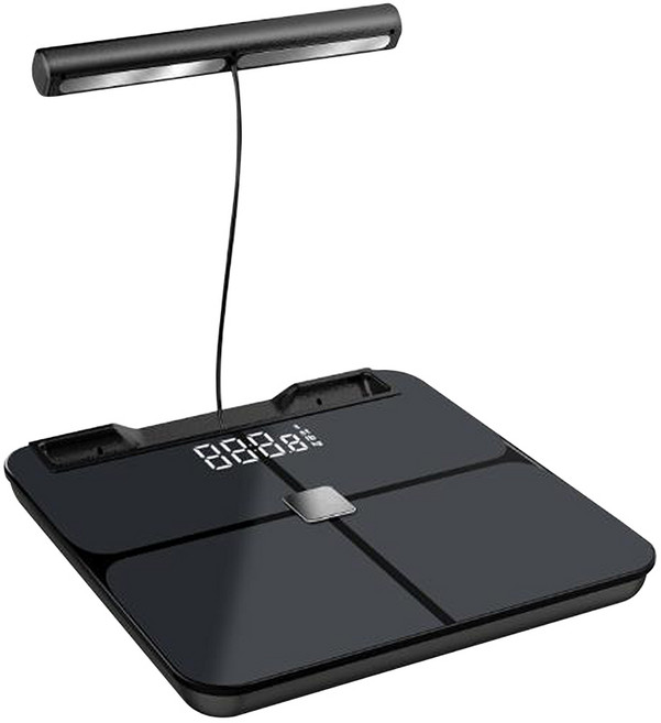 米覓mimax 八電極智慧體重計, Black, 1個, BCA-381BC-B