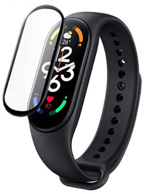 샤오미 미밴드7 풀커버 액정보호 필름 Xiaomi Miband7 PMMA재질, 30, 투명
