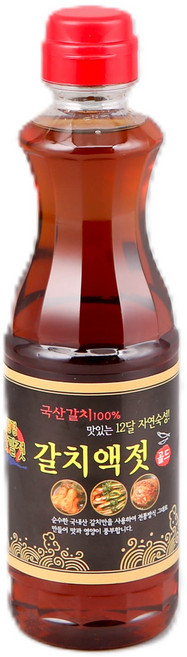 내고향젓갈 명품 국산 갈치액젓 원액 100%, 1개, 500g