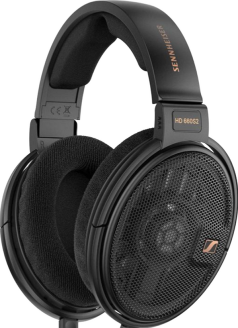 Sennheiser 森海塞爾 HD 660S2 開放式耳罩耳機 第二代 - 舒適音場、精準音質, 黑色