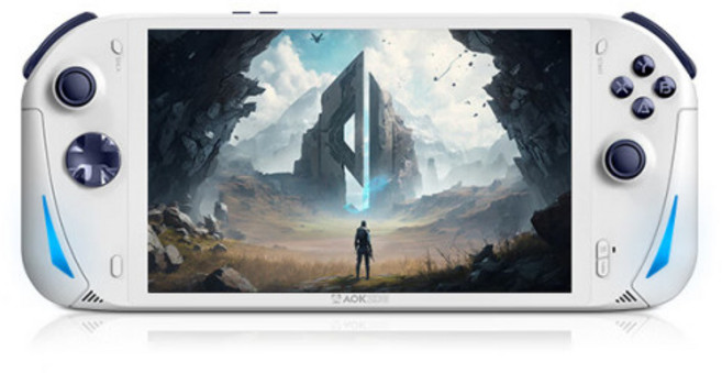AOKZOE A1PRO 휴대용 게임기 7840U 32+512G 16+512G, 화이트