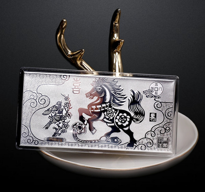 (실버99.99) 행운 은마 실버바 말 오브제 포나인 은테크 은투자 SSS-0010