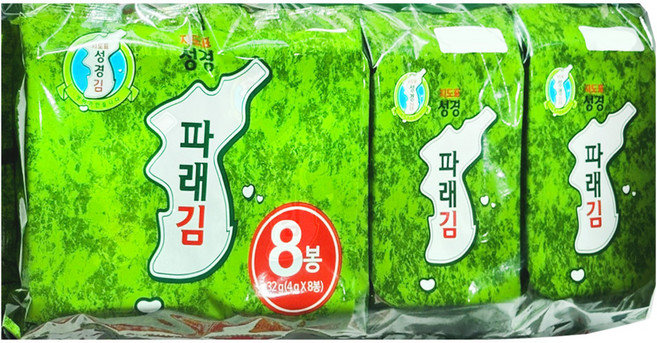 [현대프리마켓] 성경김 파래 식탁김, 1개, 32g