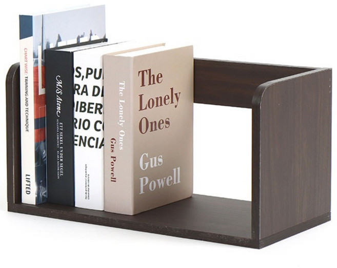 포메리트 라운드 책꽂이, 월넛