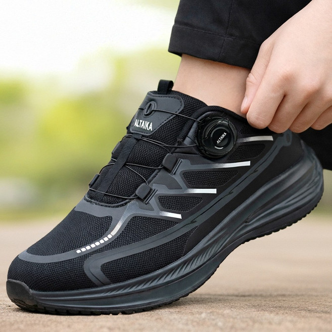 SSOOSS 남자 운동화 남성 런닝화 다이얼 신발 가벼운 헬스화 키높이 신발 발편한 작업화 D1AY4G