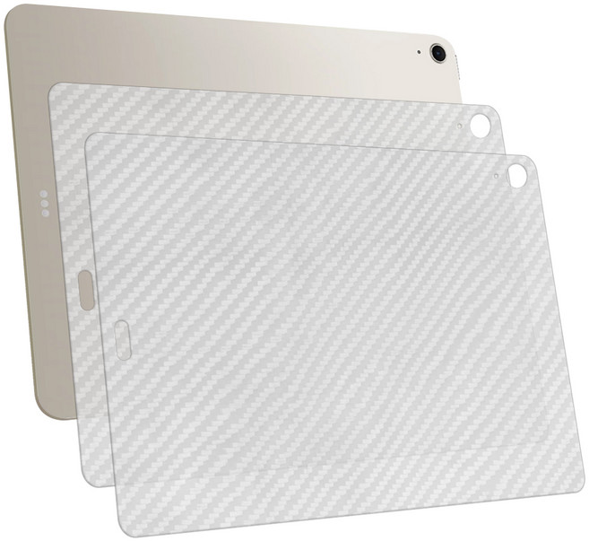 아이패드 호환 후면 보호필름 무광 지문방지 카본패턴, 2개