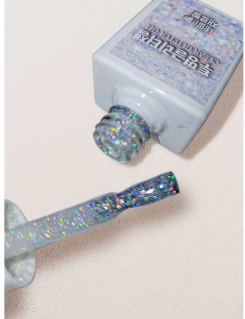 네일은재료빨 투명글리터젤 오로라글리터, 1개