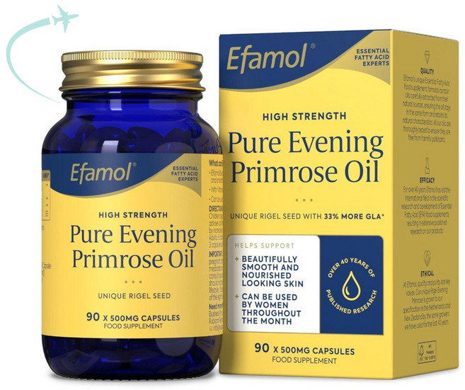 퓨어 이브닝 프림로즈 감마리놀레산 오메가6 비타민E 90캡슐 CHECKYOU, 1개, 90정