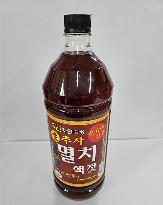 [푸드홀마켓] 안가네젓갈 생추자 멸치액젓 3.4kg 3년자연숙성, 1개