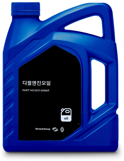 르노삼성 디젤엔진오일(최고급) 5W30 4리터 10111-5086R 디젤 엔진오일, 1개