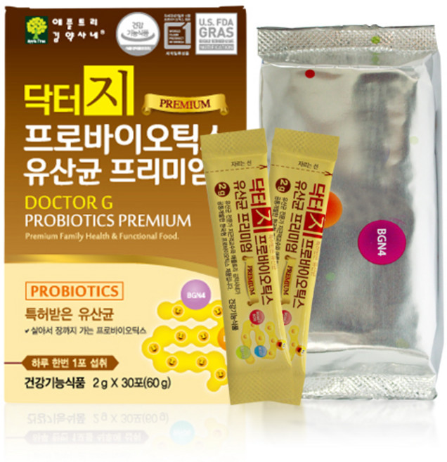 애플트리김약사네 닥터지 프로바이오틱 유산균 프리미엄, 60g, 1개