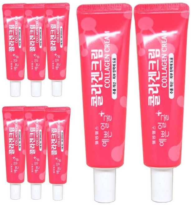예쁜얼굴 콜라겐 크림, 8개, 25ml