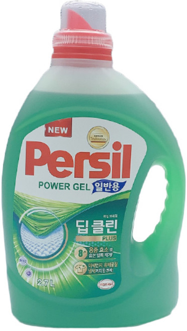퍼실 딥클린 플러스 파워젤 액상세제 일반용 본품, 2.7L, 1개