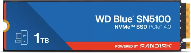 WD Blue SN5100 NVMe SSD PCIe 4.0 1TB
