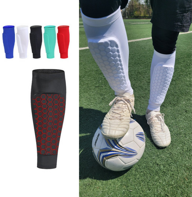 온브레이크 정강이 보호대 성인 축구 주니어 아동 풋살 아대 일체형 신가드 1SET, 화이트, 1개